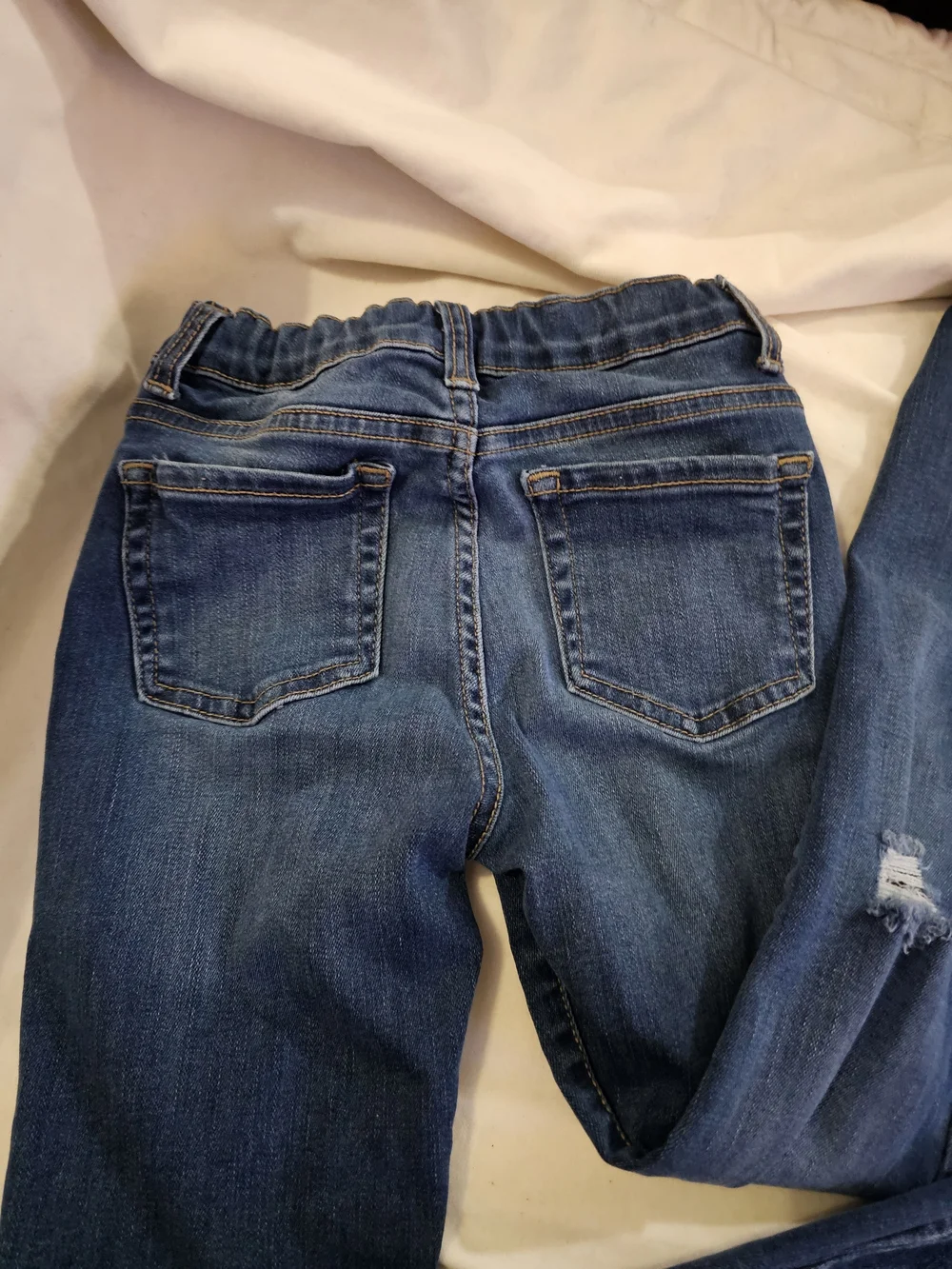 The Children's Place Blue Distressed Skinny Jeans